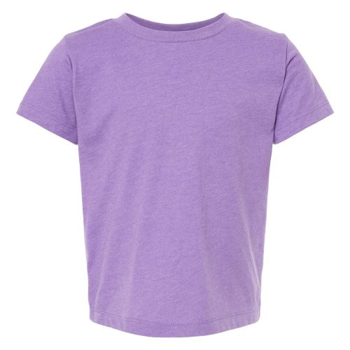 BELLA CANVAS 3001T Heather Team Purple Front High