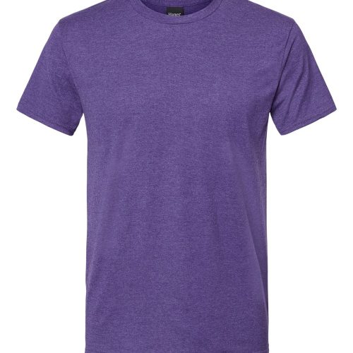 Hanes 4980 Grape Smash Heather Front High