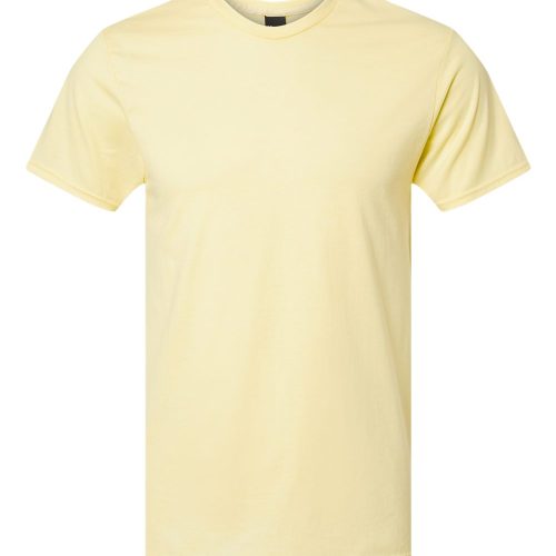 Hanes 4980 Lemon Meringue Heather Front High