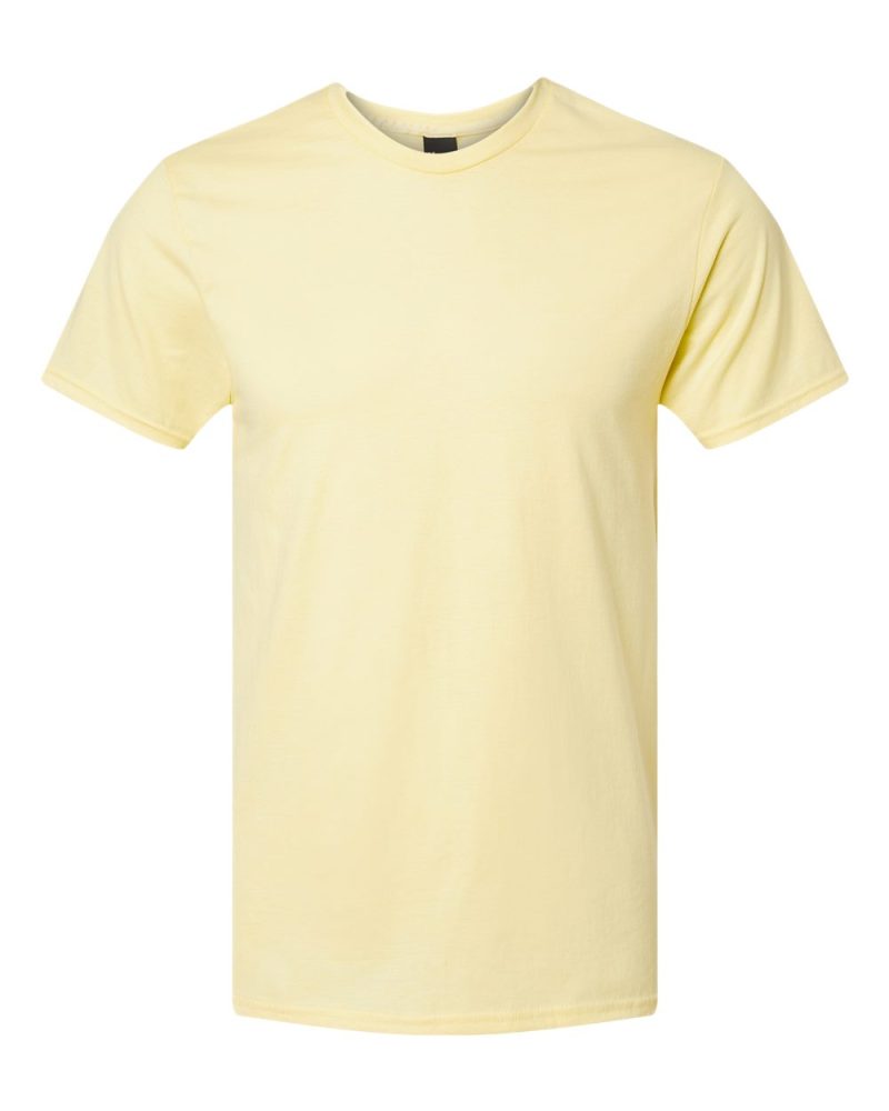 Hanes 4980 Lemon Meringue Heather Front High