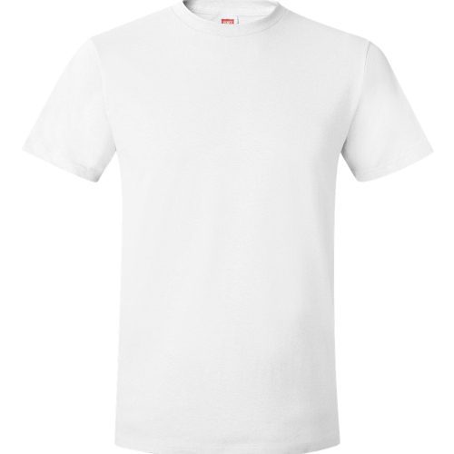 Hanes 4980 White Front High