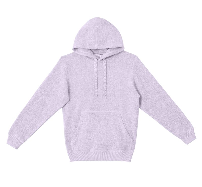 LS11001 Flat Nantucket Pullover Hoodie Ice Purple Front