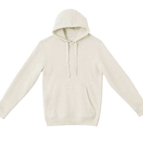 LS11001 Flat Nantucket Pullover Hoodie Latte Front