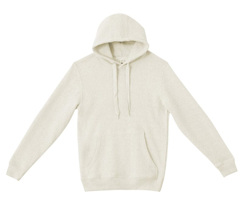 LS11001 Flat Nantucket Pullover Hoodie Latte Front