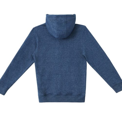 LS11001 Flat Nantucket Pullover Hoodie Navy Back