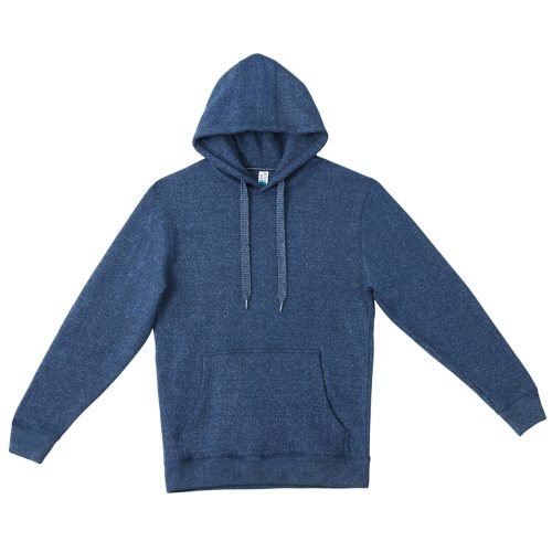 LS11001 Flat Nantucket Pullover Hoodie Navy Front