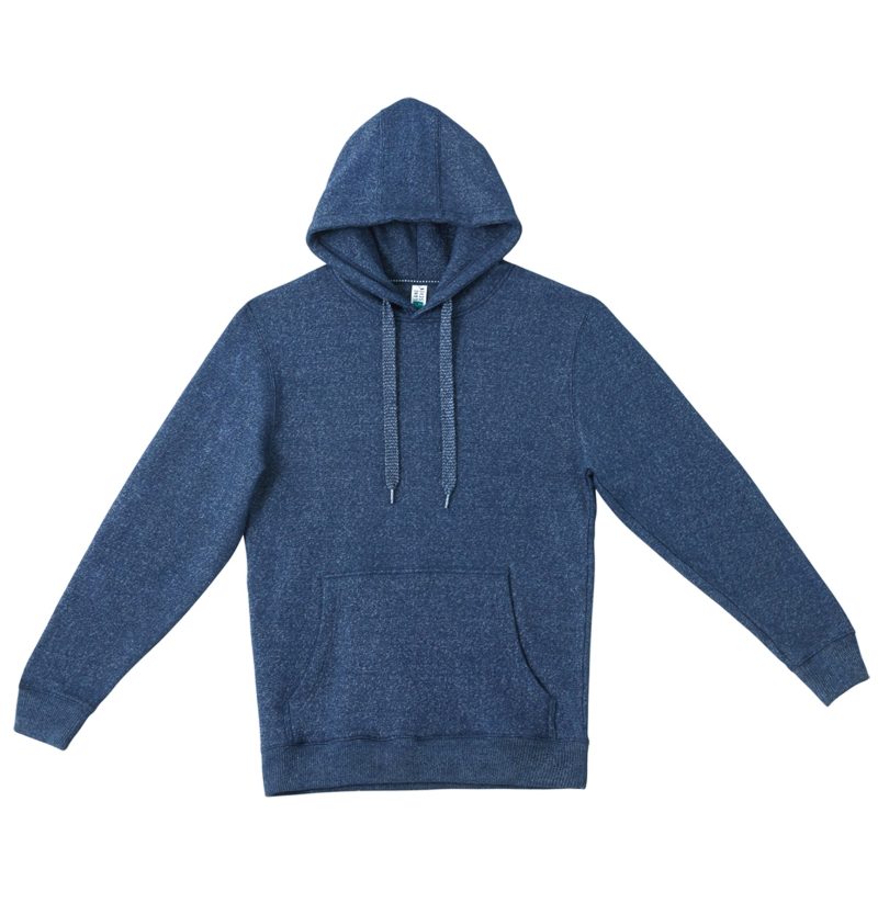 LS11001 Flat Nantucket Pullover Hoodie Navy Front