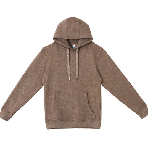 LS11001 Flat Nantucket Pullover Hoodie Terra Brown Front