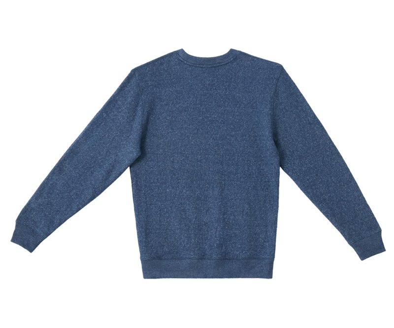 LS11004 Flat Nantucket Crewneck Sweatshirt Navy Back