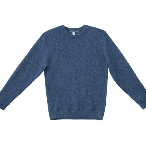 LS11004 Flat Nantucket Crewneck Sweatshirt Navy Front