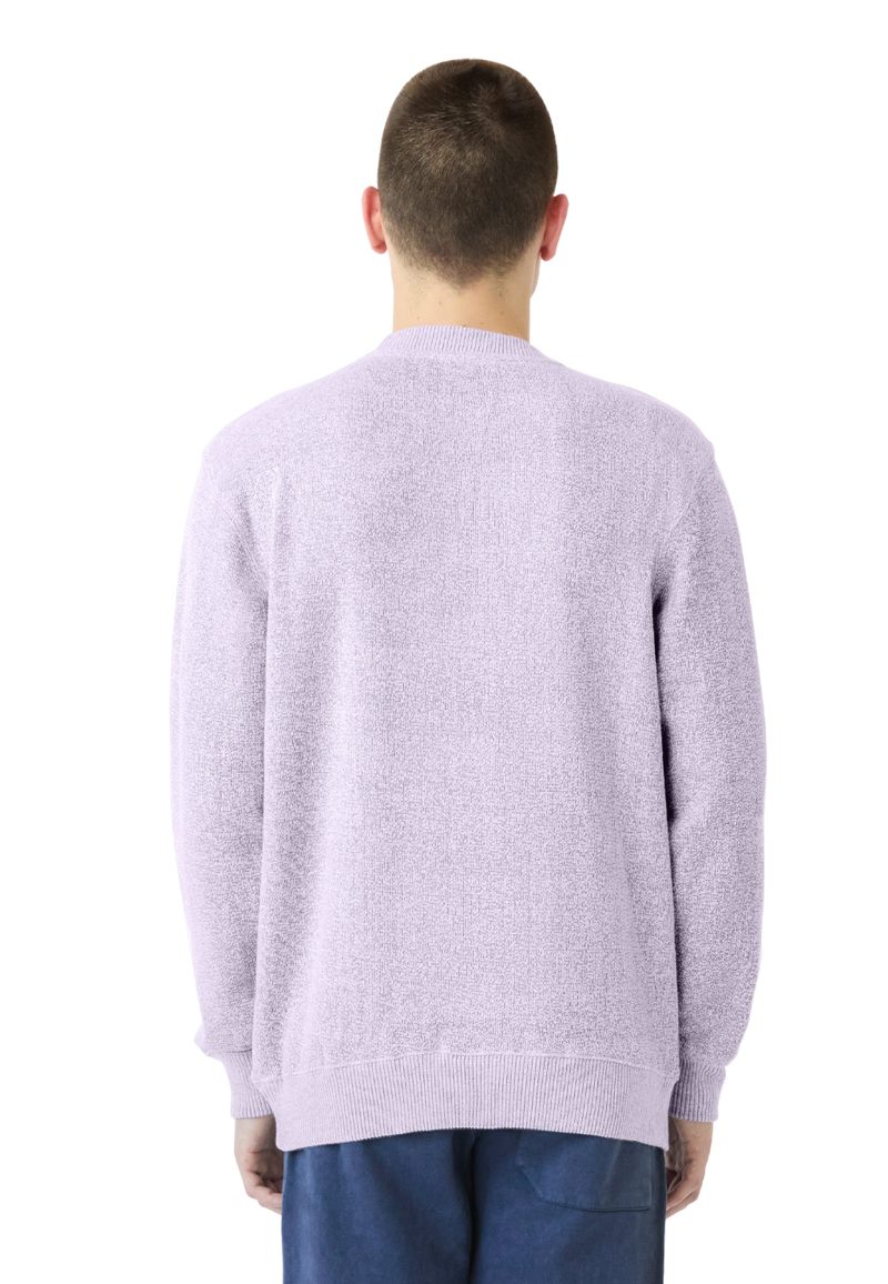 LS11004 M Nantucket Crewneck Sweatshirt Ice Purple Back