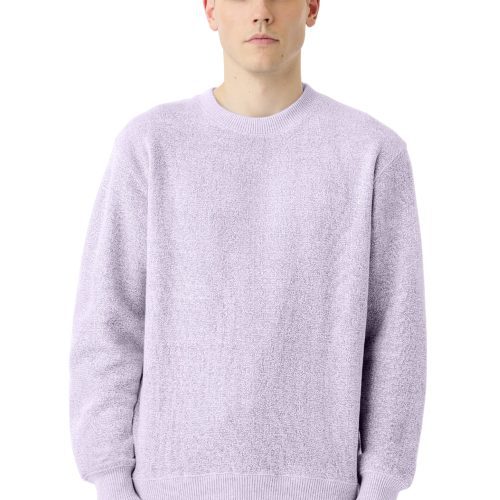 LS11004 M Nantucket Crewneck Sweatshirt Ice Purple Front