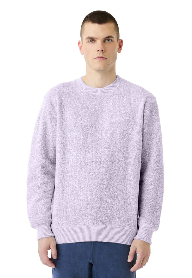 LS11004 M Nantucket Crewneck Sweatshirt Ice Purple Front