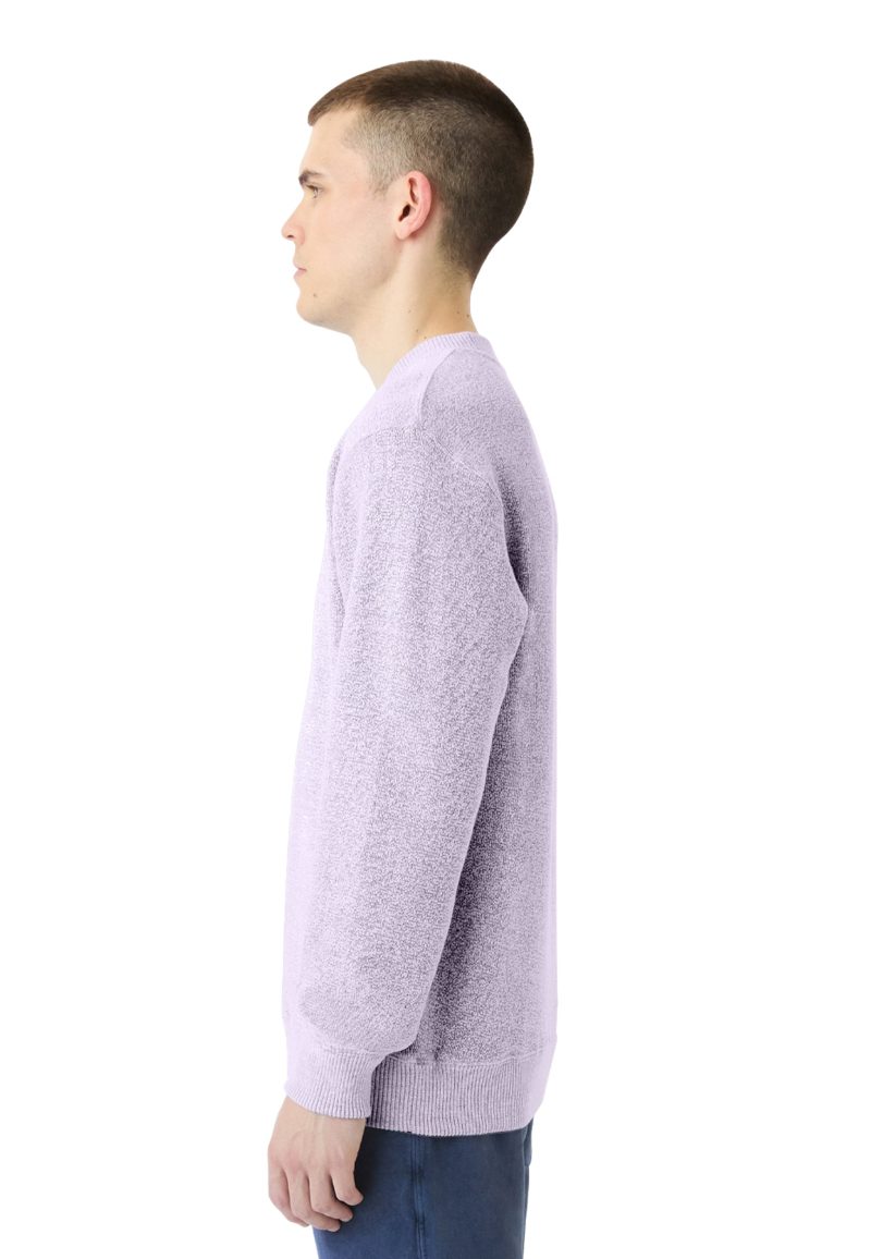 LS11004 M Nantucket Crewneck Sweatshirt Ice Purple Side