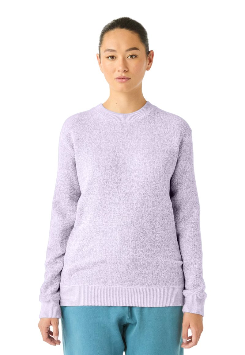 LS11004 W Nantucket Crewneck Sweatshirt Ice Purple Front