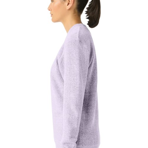 LS11004 W Nantucket Crewneck Sweatshirt Ice Purple Side