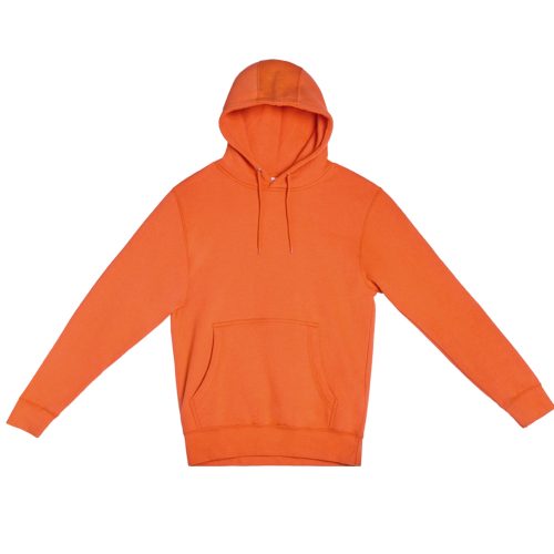 LS14001 Flat Premium Pullover Hoodie Carrot Front