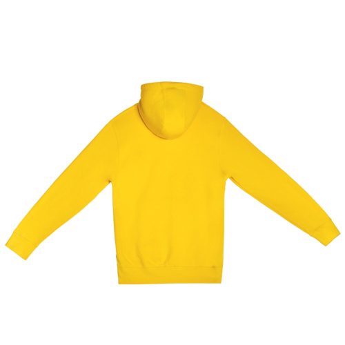 LS14001 Flat Premium Pullover Hoodie Lemon Back