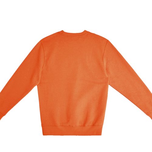 LS14004 Flat Premium Crewneck Sweatshirt Carrot Back