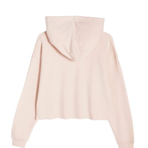 Lane Seven LS12000 Flat Crop Hoodie Pale Pink Back scaled 1