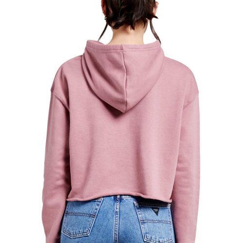 Lane Seven LS12000 W Crop Hoodie Mauve Back scaled 1