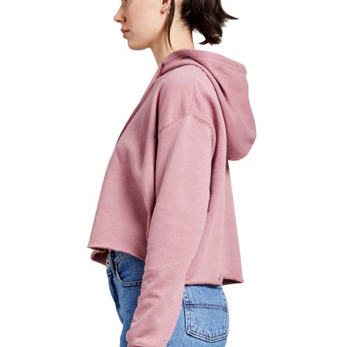 Lane Seven LS12000 W Crop Hoodie Mauve Side scaled 1