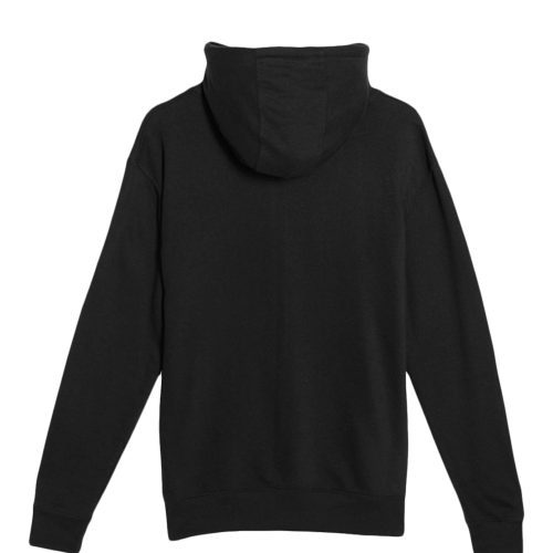 Lane Seven LS13001 Flat French Terry Hoodie Black Back scaled 1