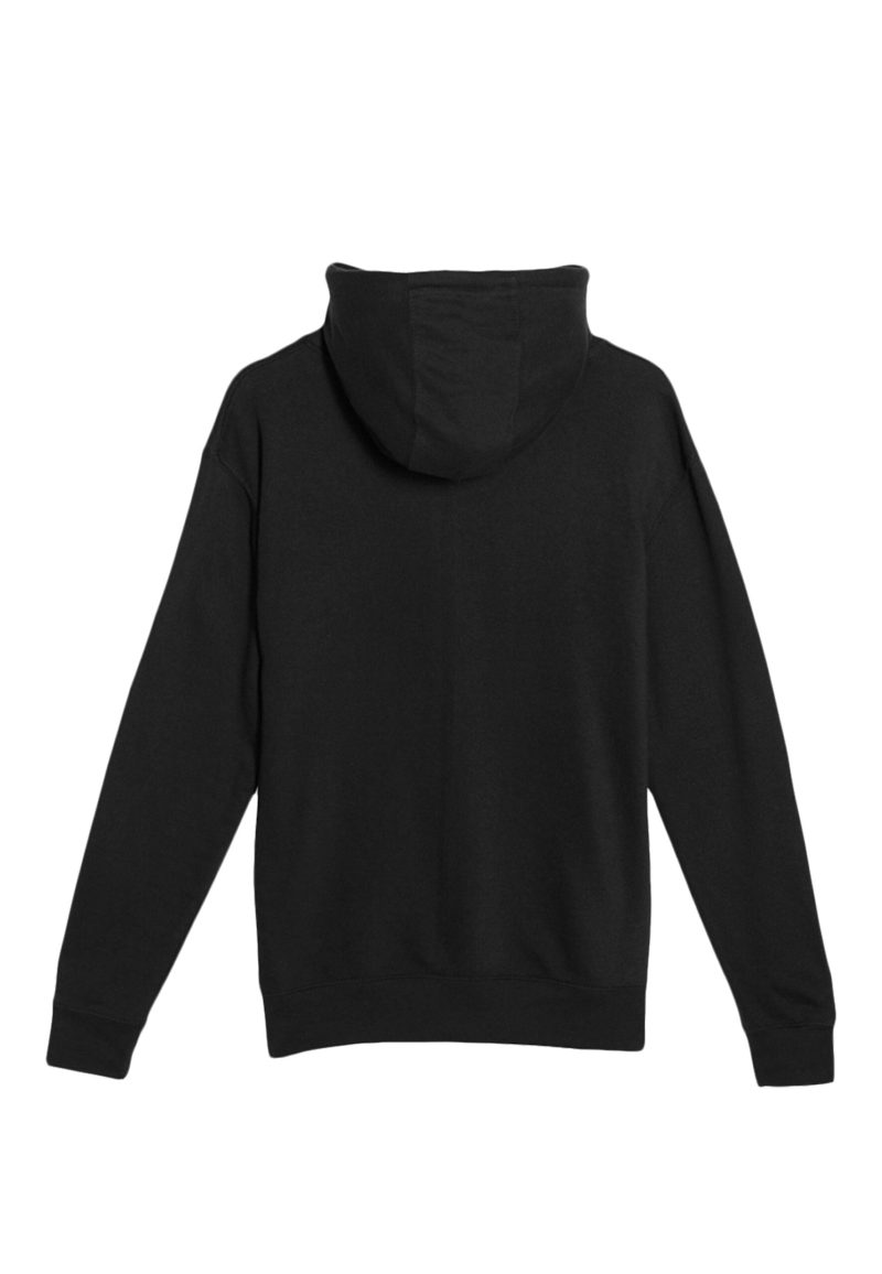 Lane Seven LS13001 Flat French Terry Hoodie Black Back scaled 1