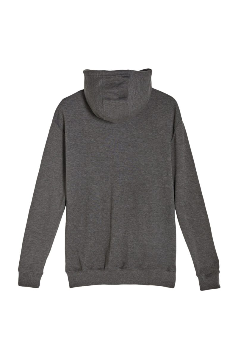 Lane Seven LS13001 Flat French Terry Hoodie Charcoal Heather Back scaled 1