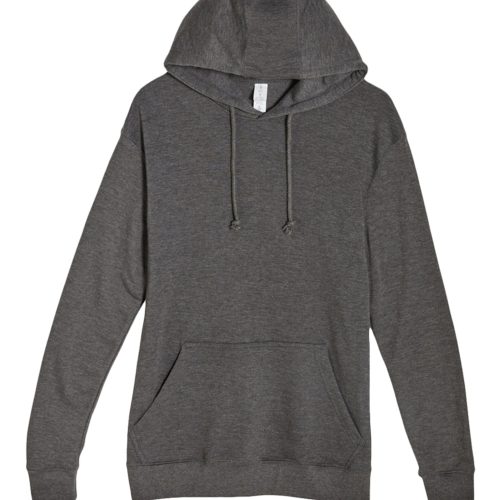 Lane Seven LS13001 Flat French Terry Hoodie Charcoal Heather Front scaled 1