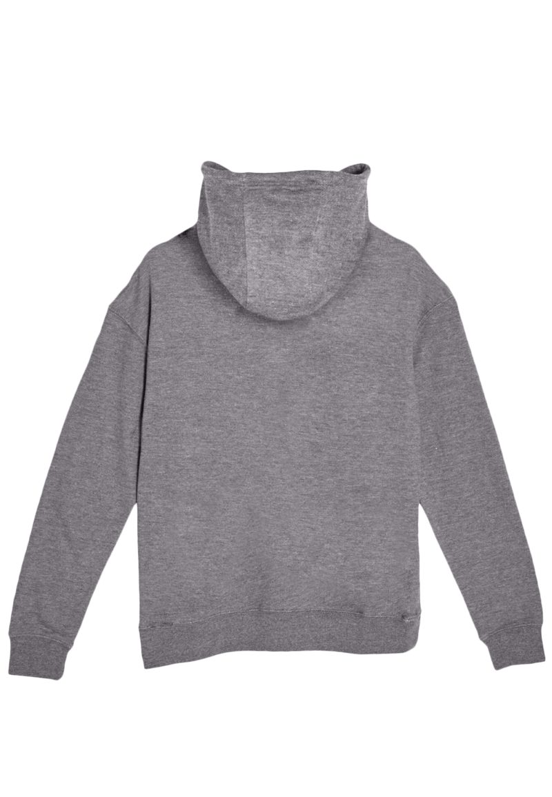 Lane Seven LS13001 Flat French Terry Hoodie Graphite Heather Back scaled 1