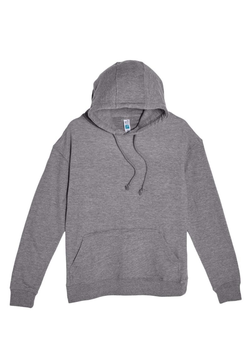 Lane Seven LS13001 Flat French Terry Hoodie Graphite Heather Front scaled 1