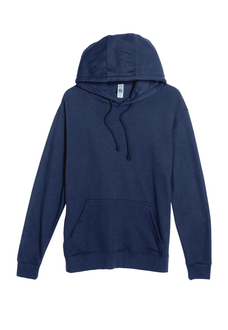 Lane Seven LS13001 Flat French Terry Hoodie Navy Front scaled 1