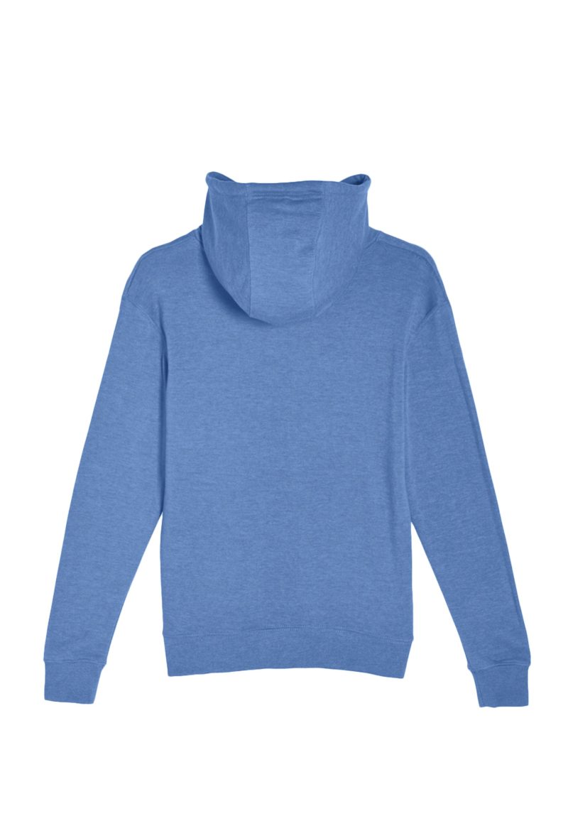 Lane Seven LS13001 Flat French Terry Hoodie Royal Heather Back scaled 1