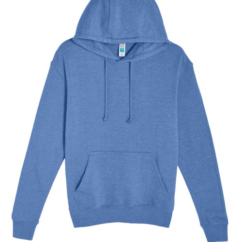 Lane Seven LS13001 Flat French Terry Hoodie Royal Heather Front scaled 1