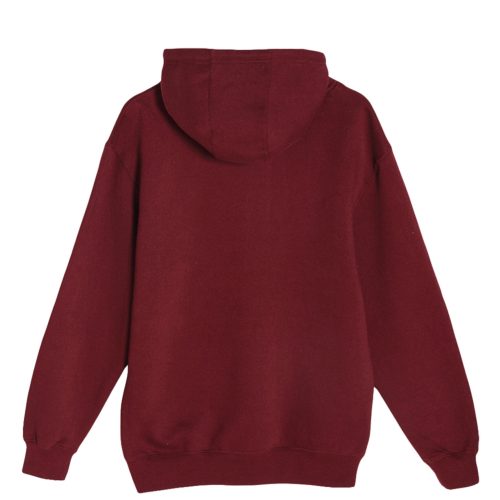 Lane Seven LS14001 Flat Premium Pullover Hoodie Burgundy Back scaled 1