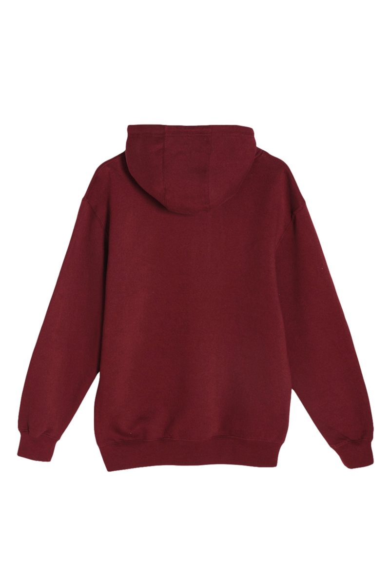 Lane Seven LS14001 Flat Premium Pullover Hoodie Burgundy Back scaled 1