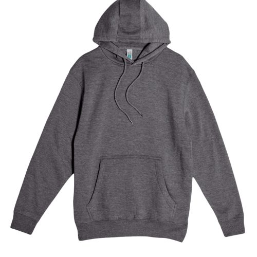 Lane Seven LS14001 Flat Premium Pullover Hoodie Charcoal Heather Front scaled 1