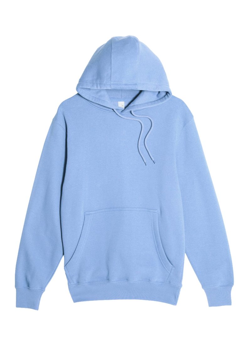 Lane Seven LS14001 Flat Premium Pullover Hoodie Colony Blue Front scaled 1