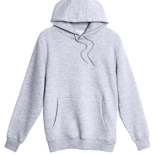 Lane Seven LS14001 Flat Premium Pullover Hoodie Heather Grey Front scaled 1