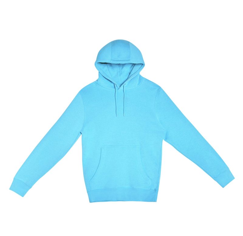 Lane Seven LS14001 Flat Premium Pullover Hoodie Ocean Blue Front