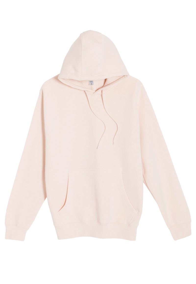 Lane Seven LS14001 Flat Premium Pullover Hoodie Pale Pink Front scaled 1