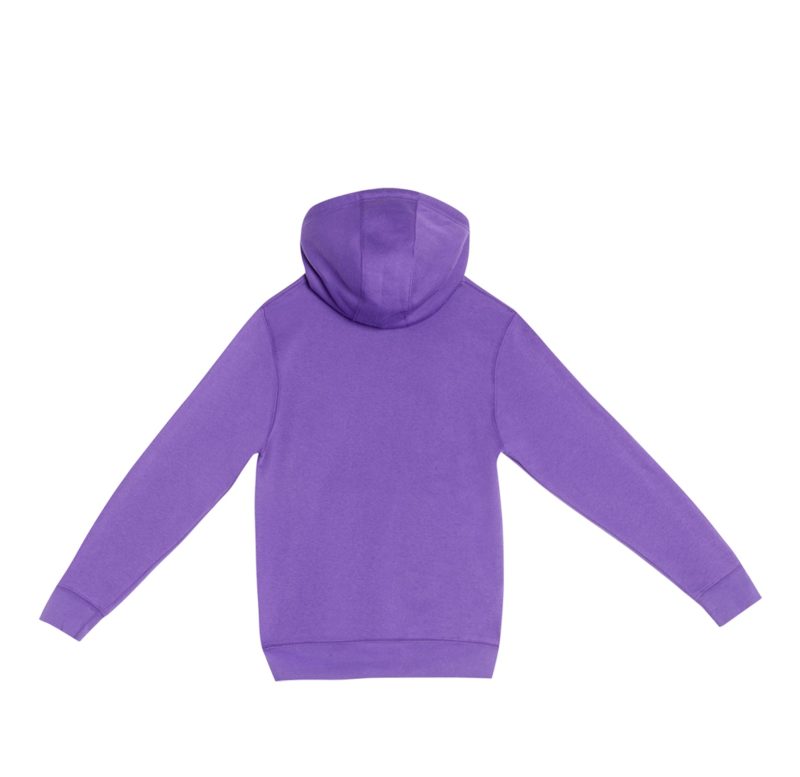 Lane Seven LS14001 Flat Premium Pullover Hoodie Purple Back