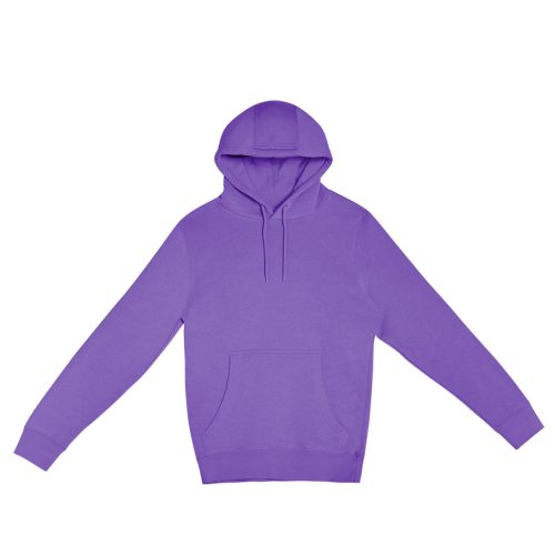 Lane Seven LS14001 Flat Premium Pullover Hoodie Purple Front