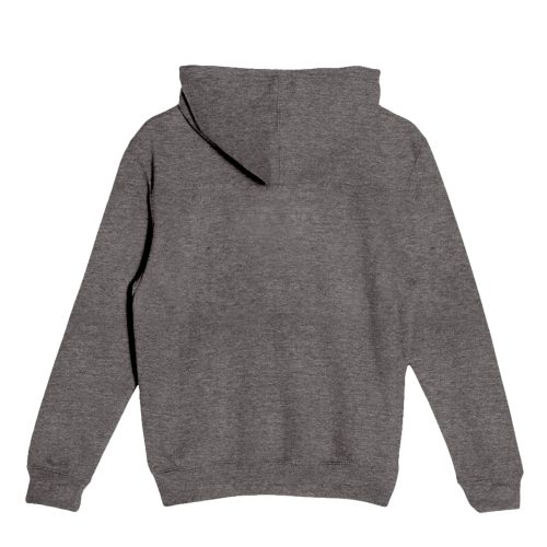 Lane Seven LS14001YH Flat Premium Youth Pullover Hoodie Charcoal Heather Back scaled 1