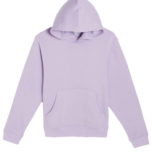 Lane Seven LS14001YH Flat Premium Youth Pullover Hoodie Lilac Front scaled 1