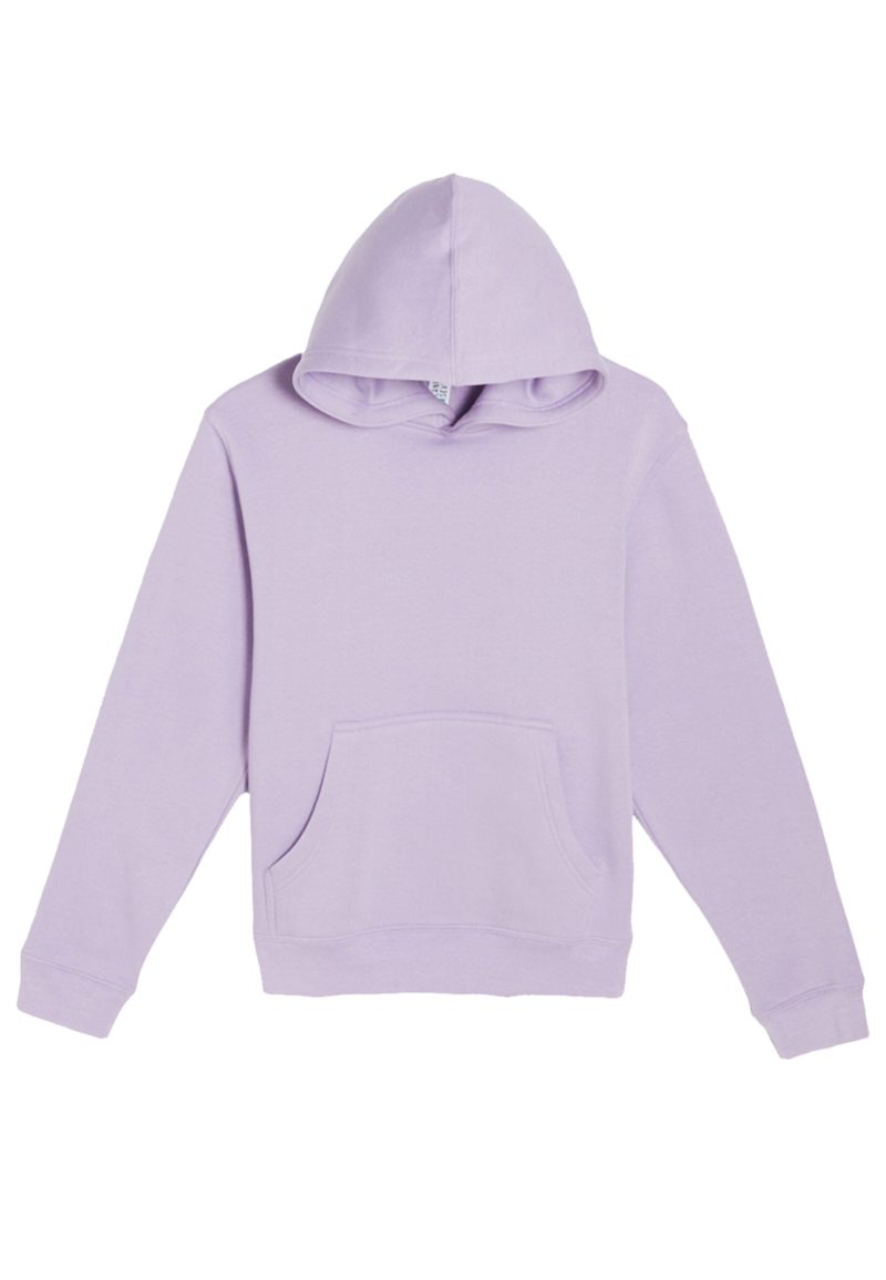 Lane Seven LS14001YH Flat Premium Youth Pullover Hoodie Lilac Front scaled 1