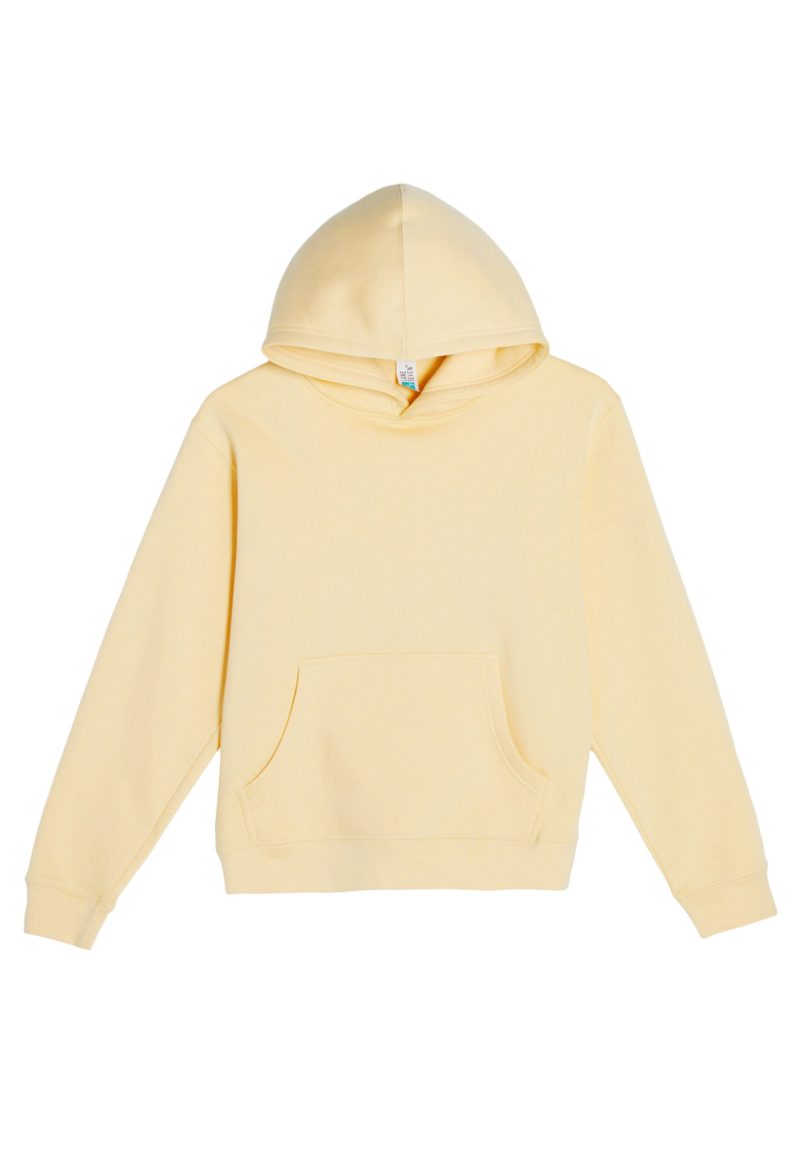 Lane Seven LS14001YH Flat Premium Youth Pullover Hoodie Pina Colada Front scaled 1