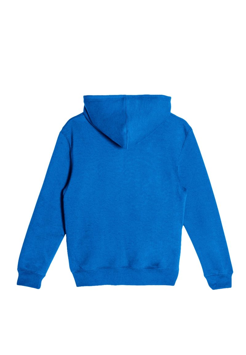 Lane Seven LS14001YH Flat Premium Youth Pullover Hoodie True Royal Back scaled 1