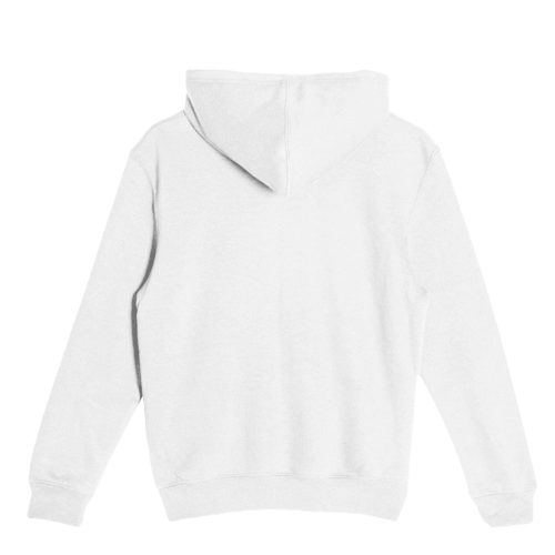 Lane Seven LS14001YH Flat Premium Youth Pullover Hoodie White Back scaled 1